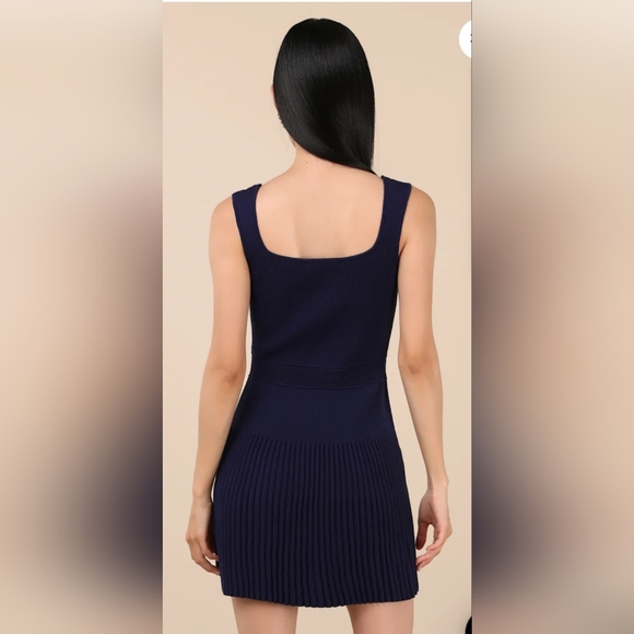 Lulu's Blue Mini Dress - Picture 3 of 9